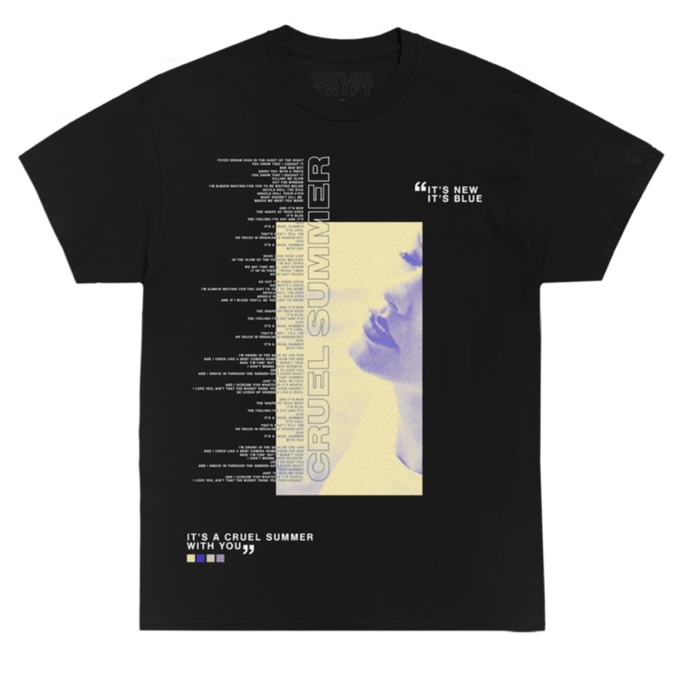 ISO: Cruel Summer Lyric and Photo Shirt